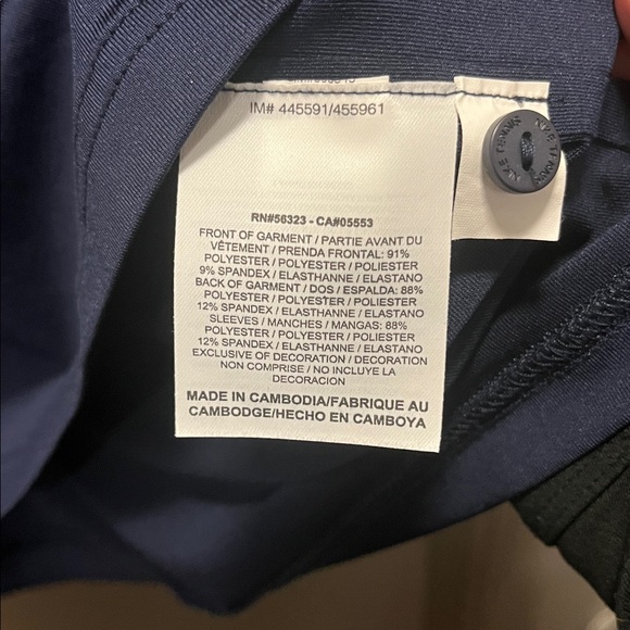 2 for $28 - BUNDLE - Nike Men's Dri- Fit Navy Blue Polo Size XL - Picture 11 of 12